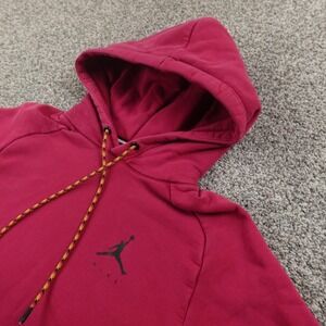 Jordan Hoodie Mens M Red Altitude Pullover Sweatshirt Nike Jumpman Graphic Logo